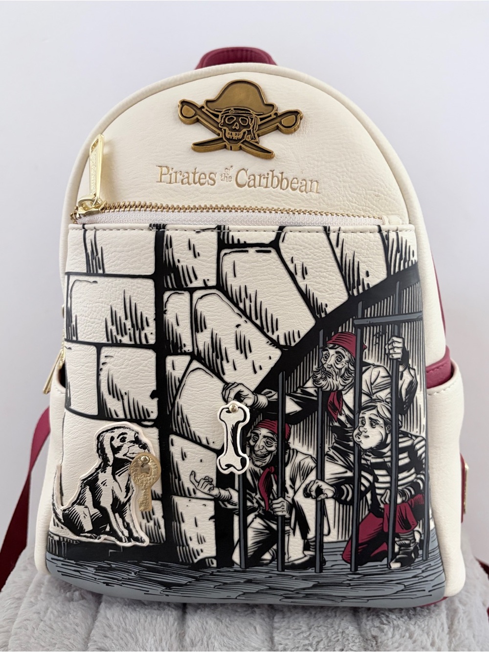RARE Loungefly Disney Parks Pirates of the Caribbean Jail Scene Mini Backpack